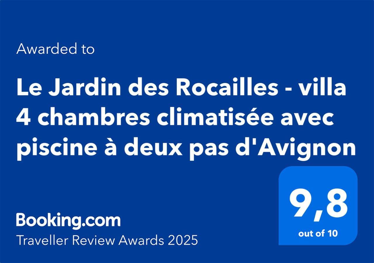 Le Jardin Des Rocailles - Villa 4 Chambres Climatisee Avec Piscine A Deux Pas D'Avignon Villeneuve-lès-Avignon Exterior foto